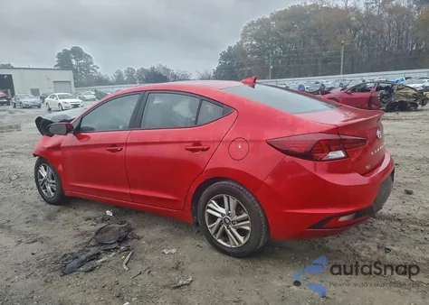 2020 Hyundai Elantra Sel z USA, uszkodzony, nr VIN 5NPD84LF2LH576780
